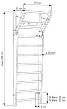 Kép betöltése a galériamegjelenítőbe: NOHRD 14 fokú bordásfal - Tölgyfa