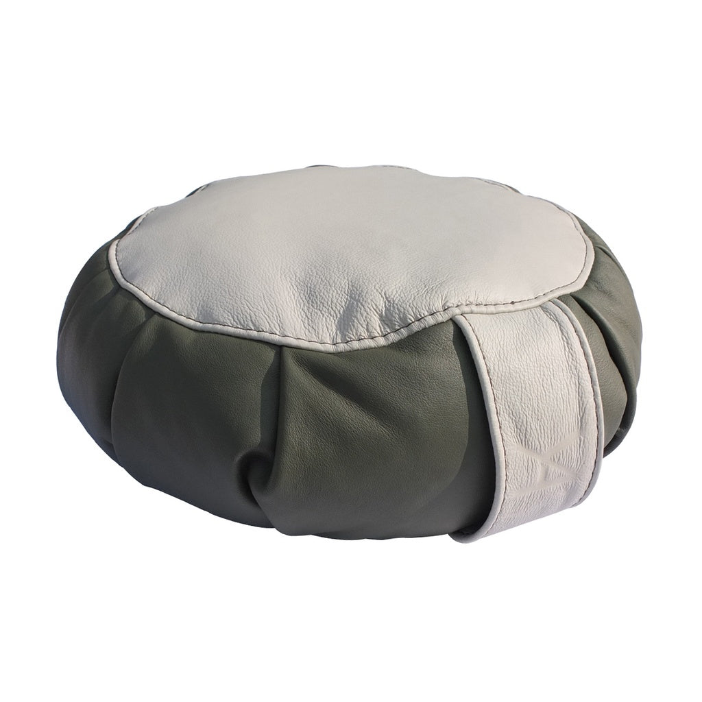 Pernă de meditație YA'Fu | Colecție de acasă - Kaki, Alb - EDIȚIE LIMITATĂ
