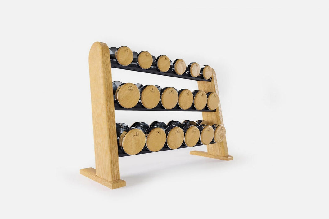 NOHRD DumbBells - set de gantere - Stejar