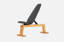 Load image into Gallery viewer, WeightBench - Adjustable exercise bench - Oak wood, artificial leather 
