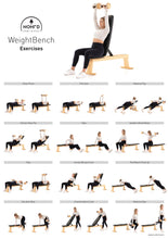 Load image into Gallery viewer, WeightBench - Adjustable exercise bench - Shadow, synthetic leather 
