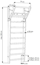 Load image into Gallery viewer, NOHRD 14 bar WallBar - Cherry wood
