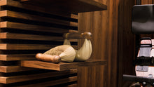 Load image into Gallery viewer, Swing dumbbell - Walnut, natural leather - set of 2

